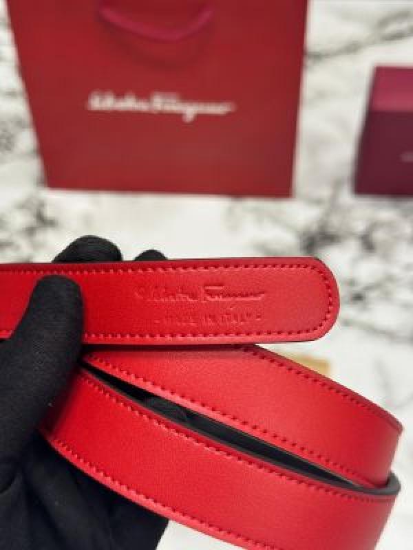 Salvator.epremium belt with box and dustybag (f42-red)