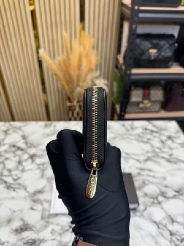 Gucc_i Soho Leather Zip Around Wallet With Box And Dust Bag