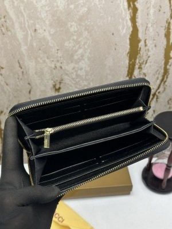 GUCC_I LONG ZIP AROUND WALLET WITH OG BOX AND DUST BAG (BLACK TIGER) 60017