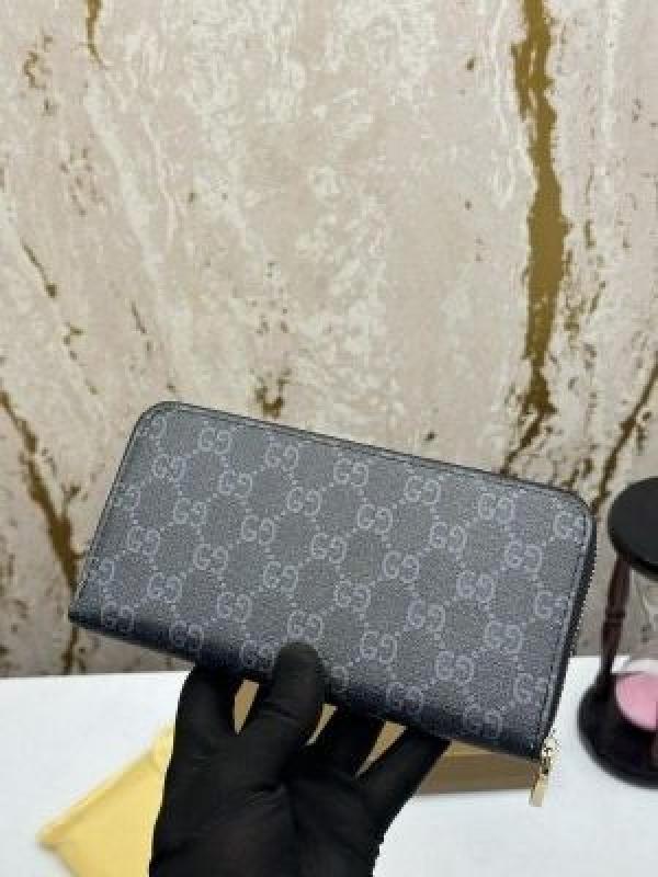 GUCC_I LONG ZIP AROUND WALLET WITH OG BOX AND DUST BAG (BLACK TIGER) 60017