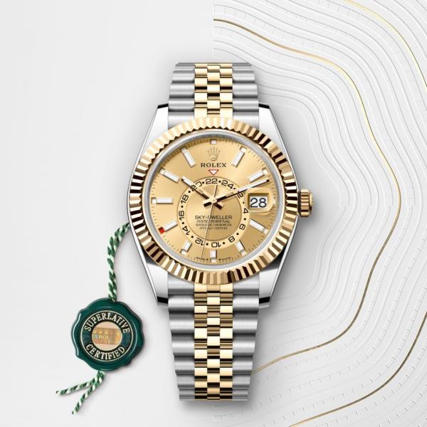 Rolee_x Oyster perpetual Sky Dweller  Z-R Premium