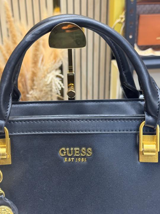 GUESS ELAVATE TOTE WITH DUST BAG PREMIUM QUALITY (BLACK)