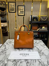 GUESS ELAVATE TOTE WITH DUST BAG PREMIUM QUALITY (BROWN)