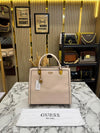 GUESS ELAVATE TOTE WITH DUST BAG PREMIUM QUALITY (CREAM)