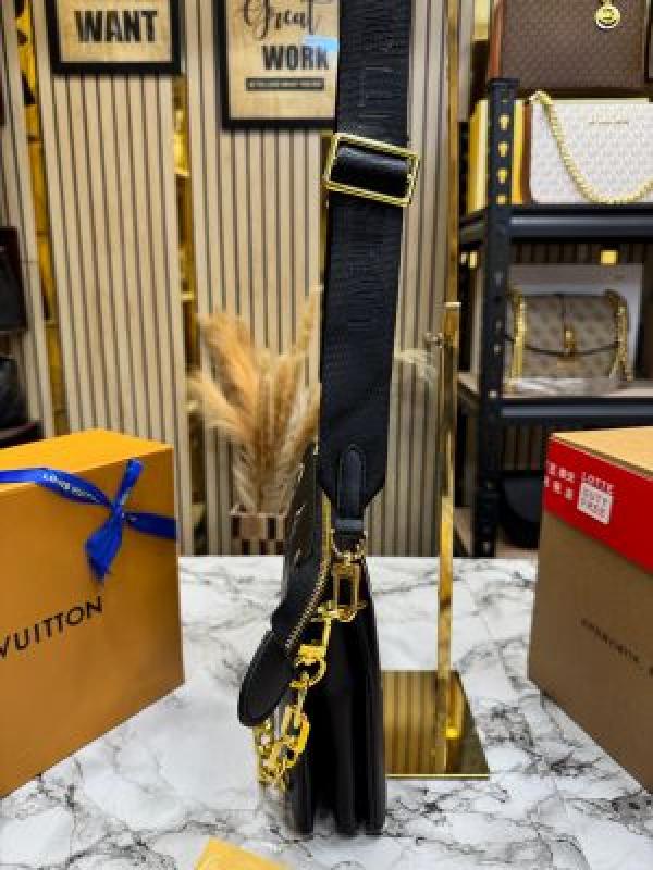 Loui_s Vuitton Monogram Canvas Coussin BB With Double Og Box And Dust Bag (Black-57790)