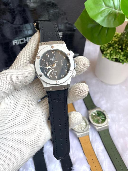 Hublot Big Bang NoN Chrono Arabic Silver Black AT448