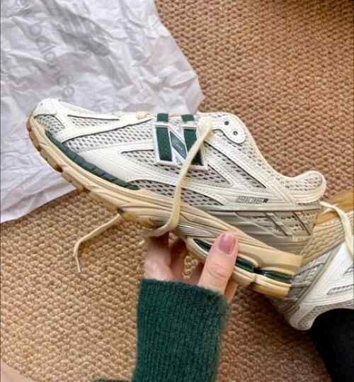 New Balancee 1906R White Green Cream