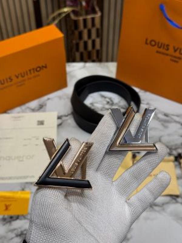 LOUI_S VUITTON BELT COMBO PREMIUM QUALITY WITH OG BOX AND CARRY BAG (LV-6)
