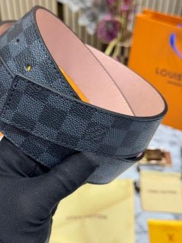 LOUI_S VUITTON BELT COMBO PREMIUM QUALITY WITH OG BOX WITH CARRY BAG (LV-3)