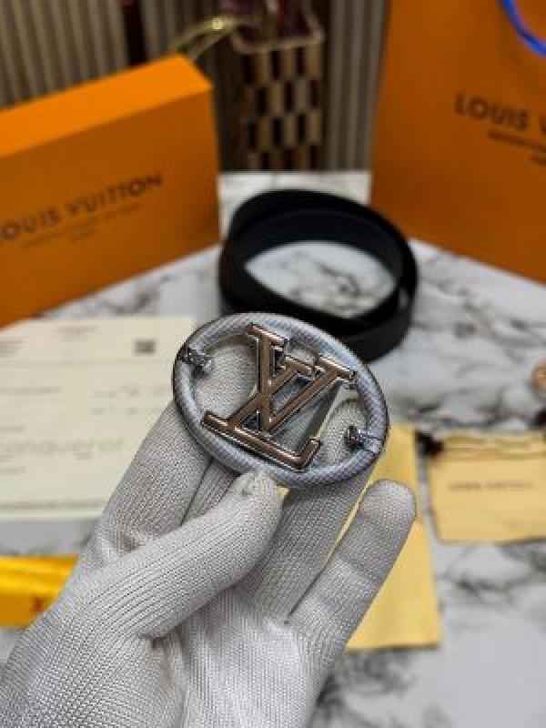 LOUI_S VUITTON BELT COMBO PREMIUM QUALITY WITH OG BOX AND CARRY BAG (LV-5)
