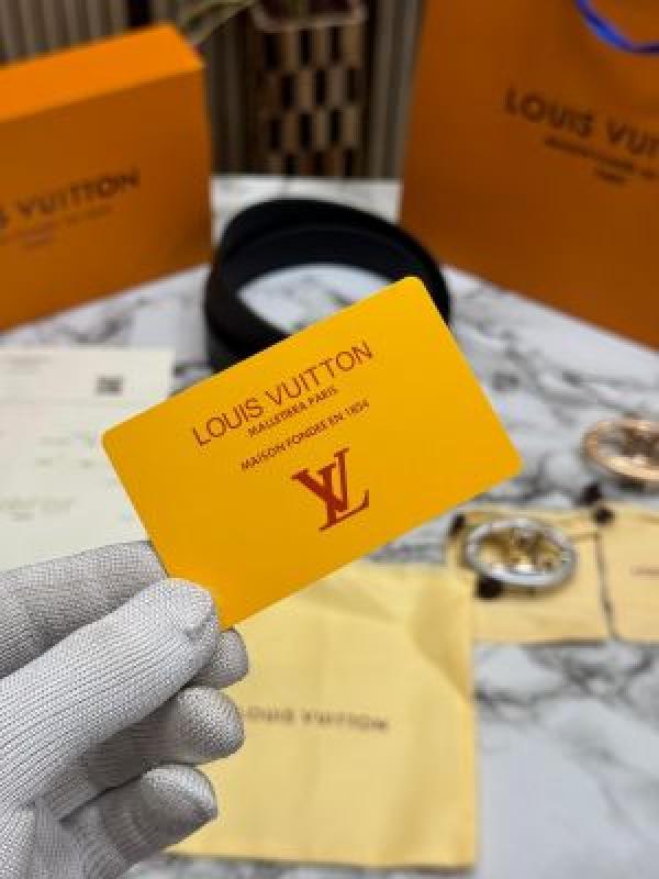 LOUI_S VUITTON BELT COMBO PREMIUM QUALITY WITH OG BOX AND CARRY BAG (LV-5)
