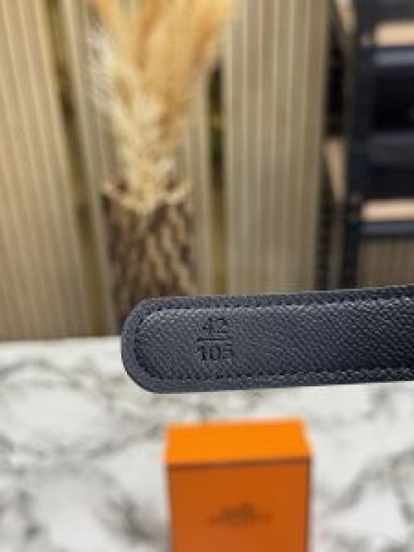 HERME_S PREMIUM BELT WITH OG BOX DUST TAN H50