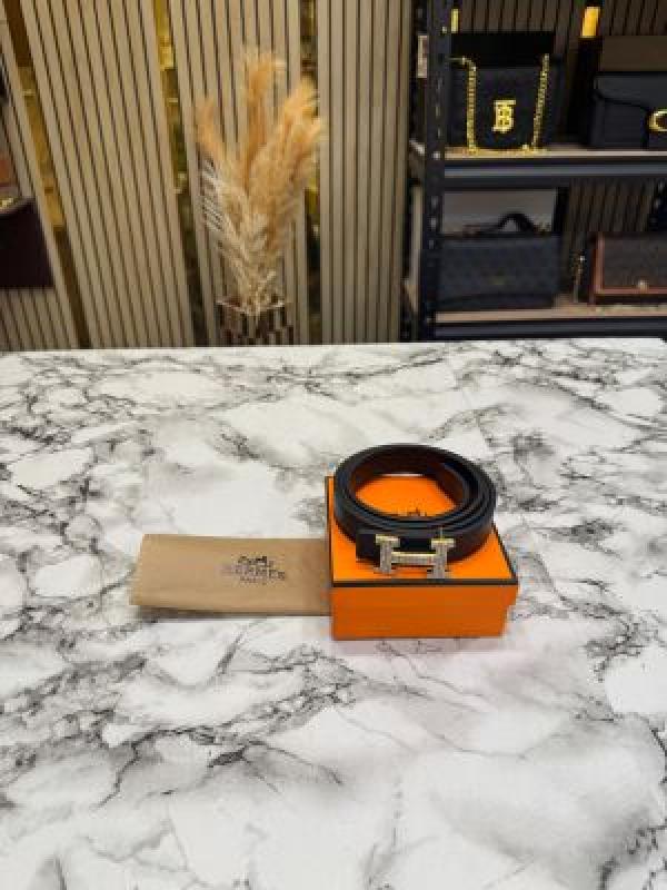 HERME_S PREMIUM BELT WITH OG BOX DUST BAG H49-BLACK