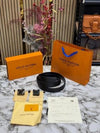 Loui_s vuitton belt combo premium quality with og box with carry bag (lv-9 black)