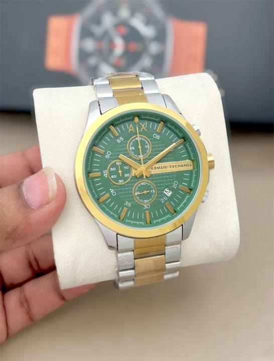 ARMA I EXCHANGE HAMPTON GUNMETAL CHRONOGRAPH WATCH 533