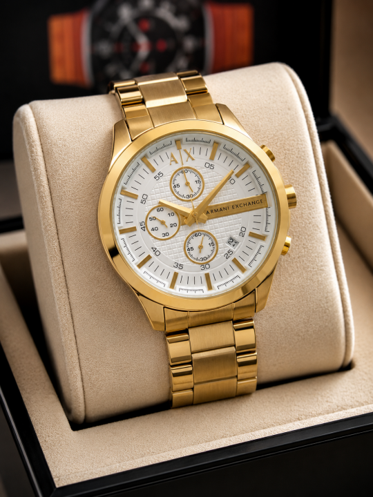 ARMA I EXCHANGE HAMPTON GUNMETAL CHRONOGRAPH WATCH 535