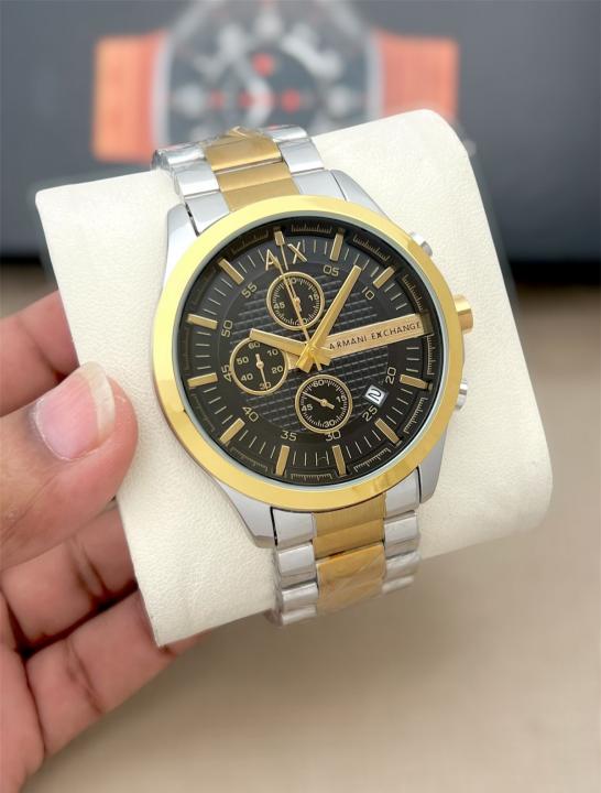 ARMA I EXCHANGE HAMPTON GUNMETAL CHRONOGRAPH WATCH 536