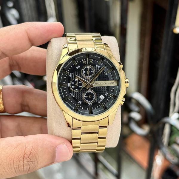 ARMA I EXCHANGE HAMPTON GUNMETAL CHRONOGRAPH WATCH 537