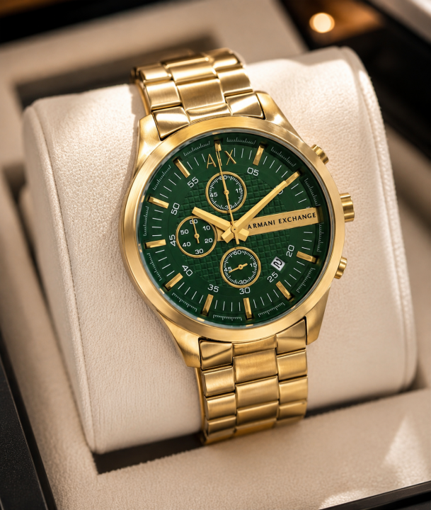 ARMA I EXCHANGE HAMPTON GUNMETAL CHRONOGRAPH WATCH 538