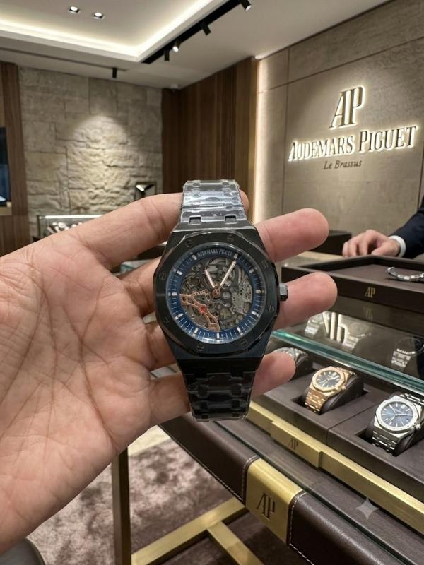 AUDEMAR_S PIGUET BLACK BLUE MENS WATCH