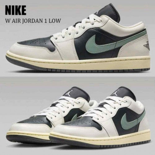 Nikee Air Jordan Retro 1 Low Jade Smoke