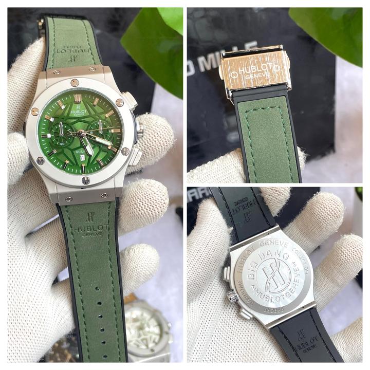 Hublot Big Bang NoN Chrono Silver Green AT447