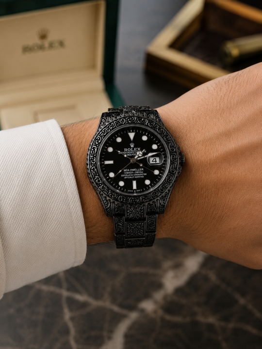 Role_x Submariner Handcrafted BLACK