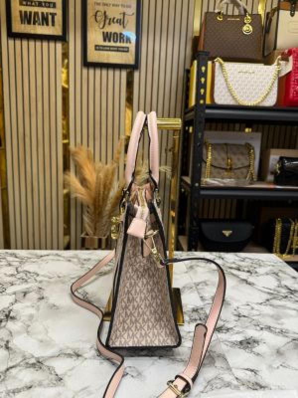 Michae_l Kors Hamilton Premium Quality Handbag With Dust Bag (Pink-1688)