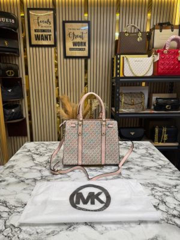 Michae_l Kors Hamilton Premium Quality Handbag With Dust Bag (Pink-1688)