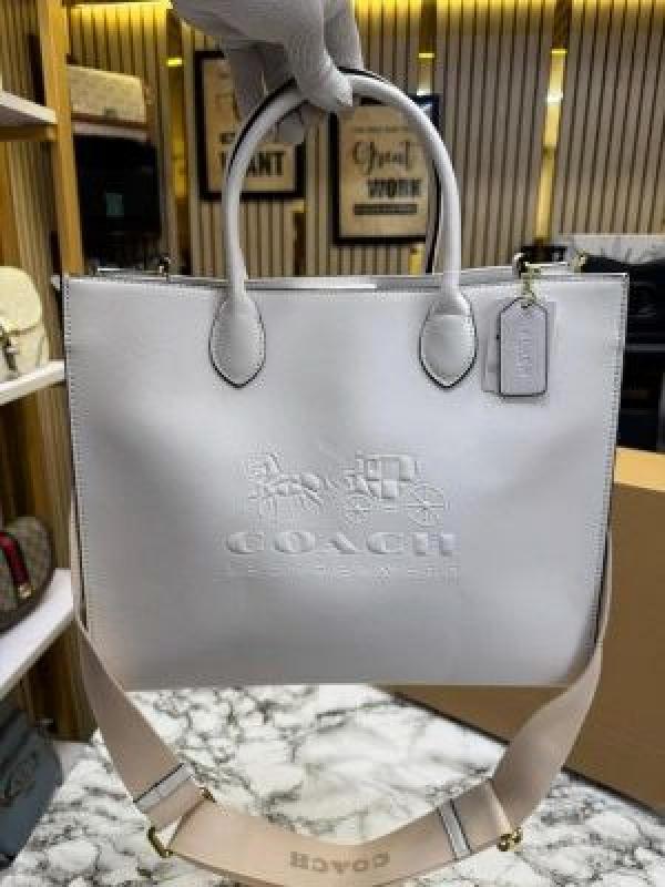 Coac_h Ace_Tote_Bag_Carryall_With_Box_And_Dust_Bag_(Full_White)