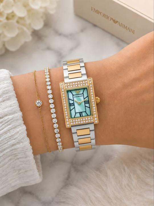 EMPORIO ARMA I WOMENS GENNIE AR11642 ANALOG WATCH 416