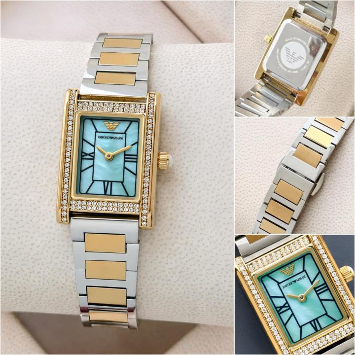 EMPORIO ARMA I WOMENS GENNIE AR11642 ANALOG WATCH 416