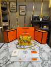 Herme_s Kelly Doll Mini Top Handle Crossbody Bag With Box And Dust Bag Including Carry Bag (Yellow)