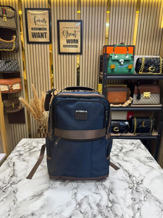 Tumi Alpha Bravo Dynamic Mutli Pocket Backpack (Blue) (T85613)