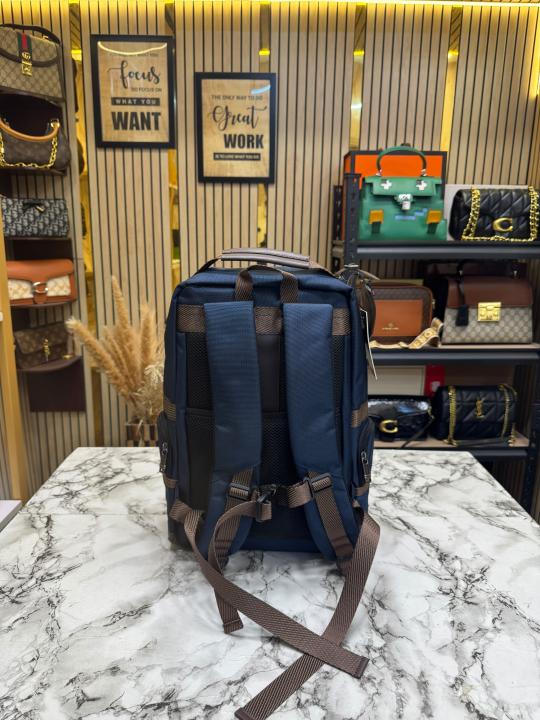 Tumi Alpha Bravo Dynamic Mutli Pocket Backpack (Blue) (T85613)