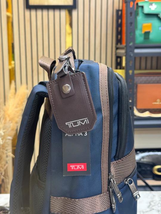 Tumi Alpha Bravo Dynamic Mutli Pocket Backpack (Blue) (T85613)