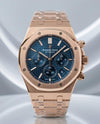 Audemars pigeeu_t royal oak chronograph Blue