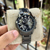 CASI O EDIFIC E WORLD MAP CHRONOGRAPH  BLACK 557