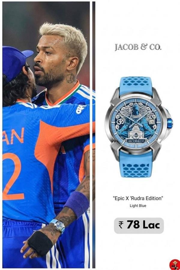 jacob and co epic x rudra edition features hardik pandya 558