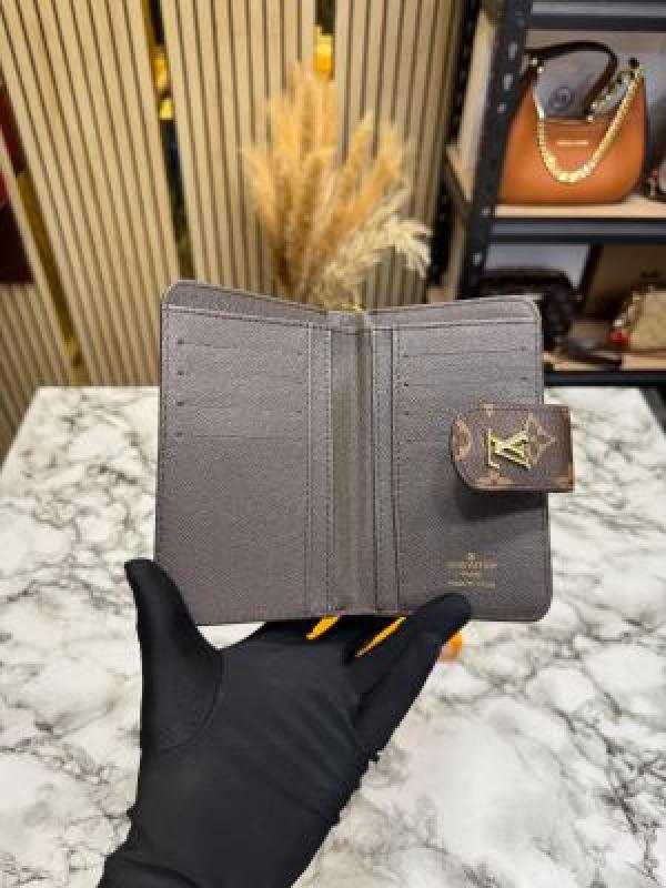 Loui_s Vuitton Signature Monogram Canvas Zip Around Long Wallet With Box (61306)