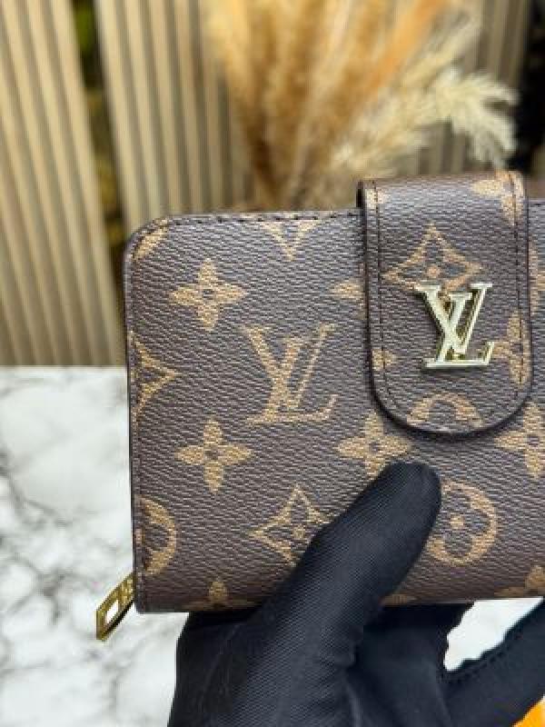 Loui_s Vuitton Signature Monogram Canvas Zip Around Long Wallet With Box (61306)
