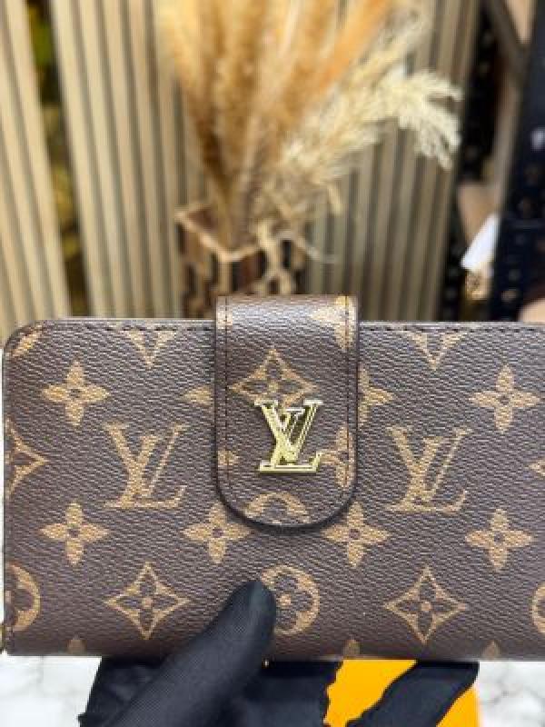 Loui_s Vuitton Signature Monogram Canvas Zip Around Long Wallet With Box (61306)