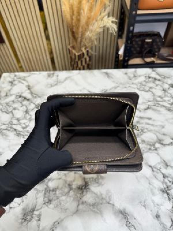 Loui_s Vuitton Signature Monogram Canvas Zip Around Long Wallet With Box (61306)