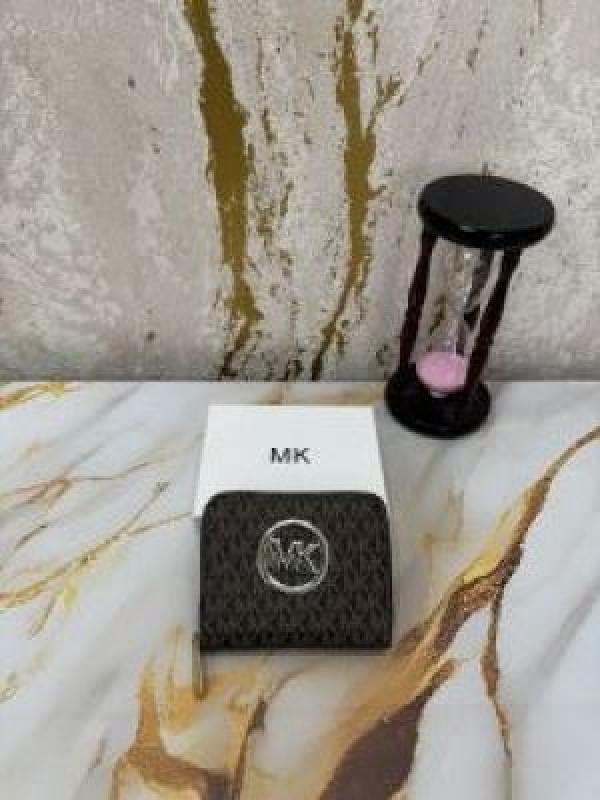 Michael kor MK Printed Logo Zipper Wallet With Box (60067)