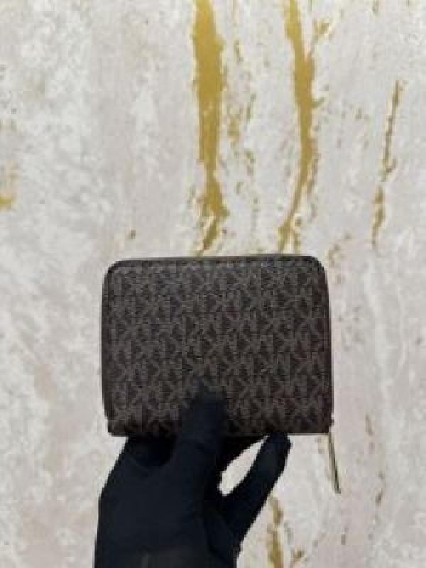 Michael kor MK Printed Logo Zipper Wallet With Box (60067)
