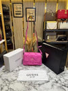 Guess Quilted Crossbody Bag With Box And Dust Bag Including (Pink)