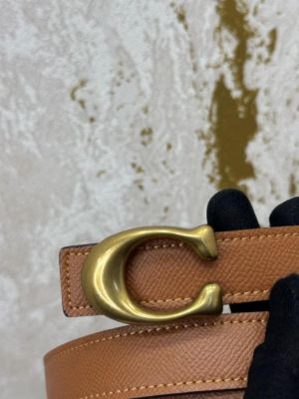 Coac.h_Signature_Belt_With_Box_And_DustBag_Including_CarryBag_(C51-Tan)