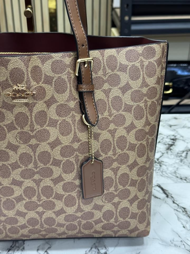 Coac_h mollie tote bag with dust bag (Cv967)(Brown)