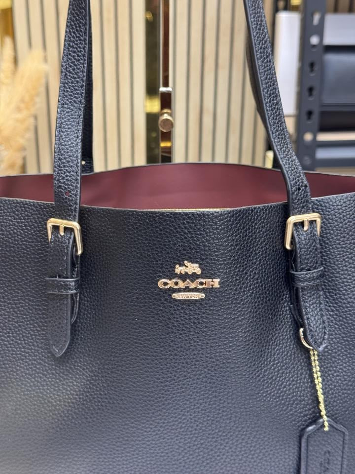 Coac_h mollie tote bag with dust bag (Cv967)(Black)