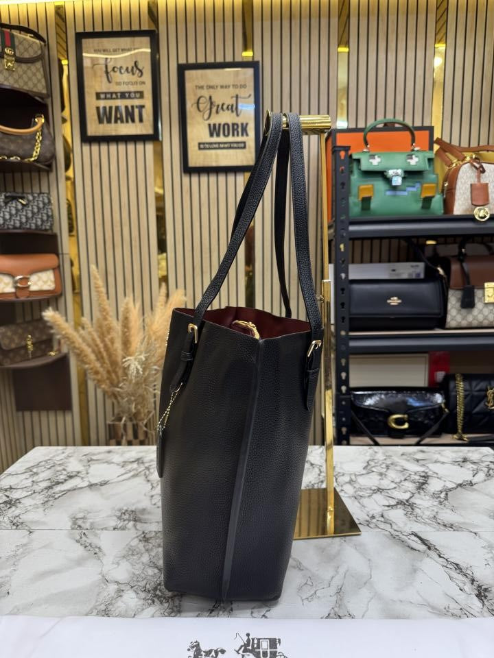 Coac_h mollie tote bag with dust bag (Cv967)(Black)